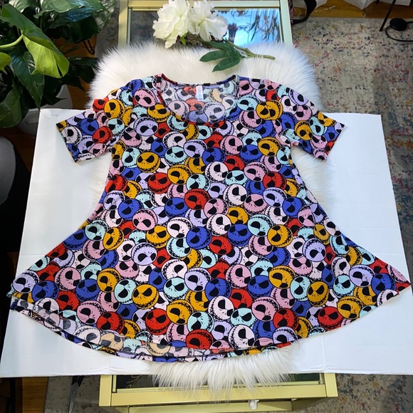 LuLaRoe Jack Skellington multicolor "Julia" size Small - Picture 4 of 11